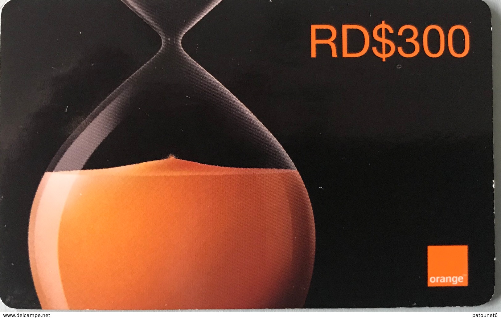 DOMINICAINE  -  Recharge ORANGE  -  Card - RD$300 - Dominicana