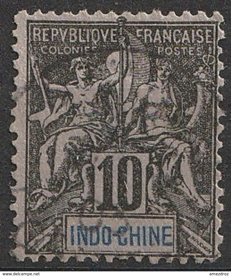 Indochine 1892-96 N° 7 Faux De FOURNIER (F21) - Gebraucht