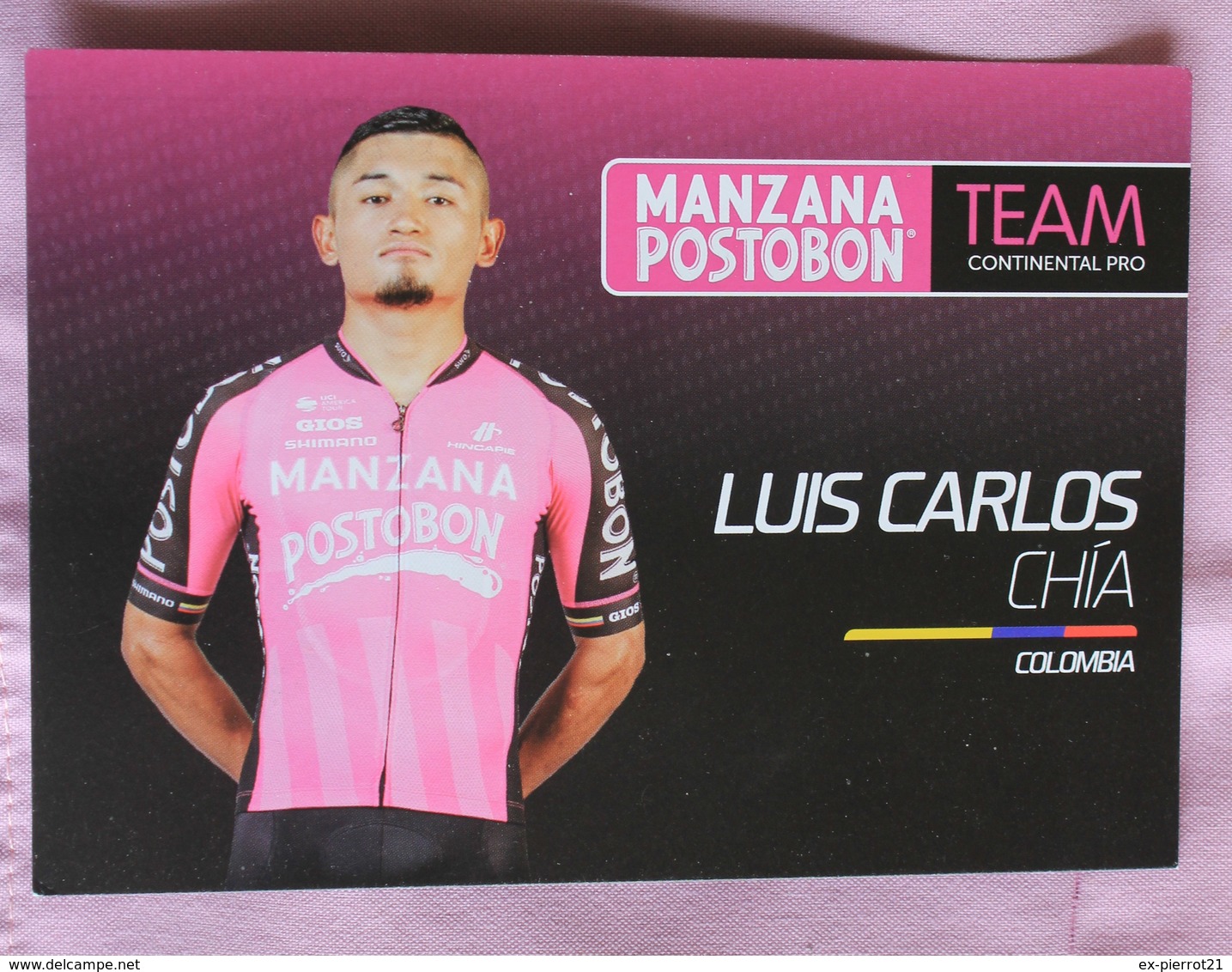 Cyclisme : Manzana Postobon Officielle 2019 , Luis Carlos - Cycling