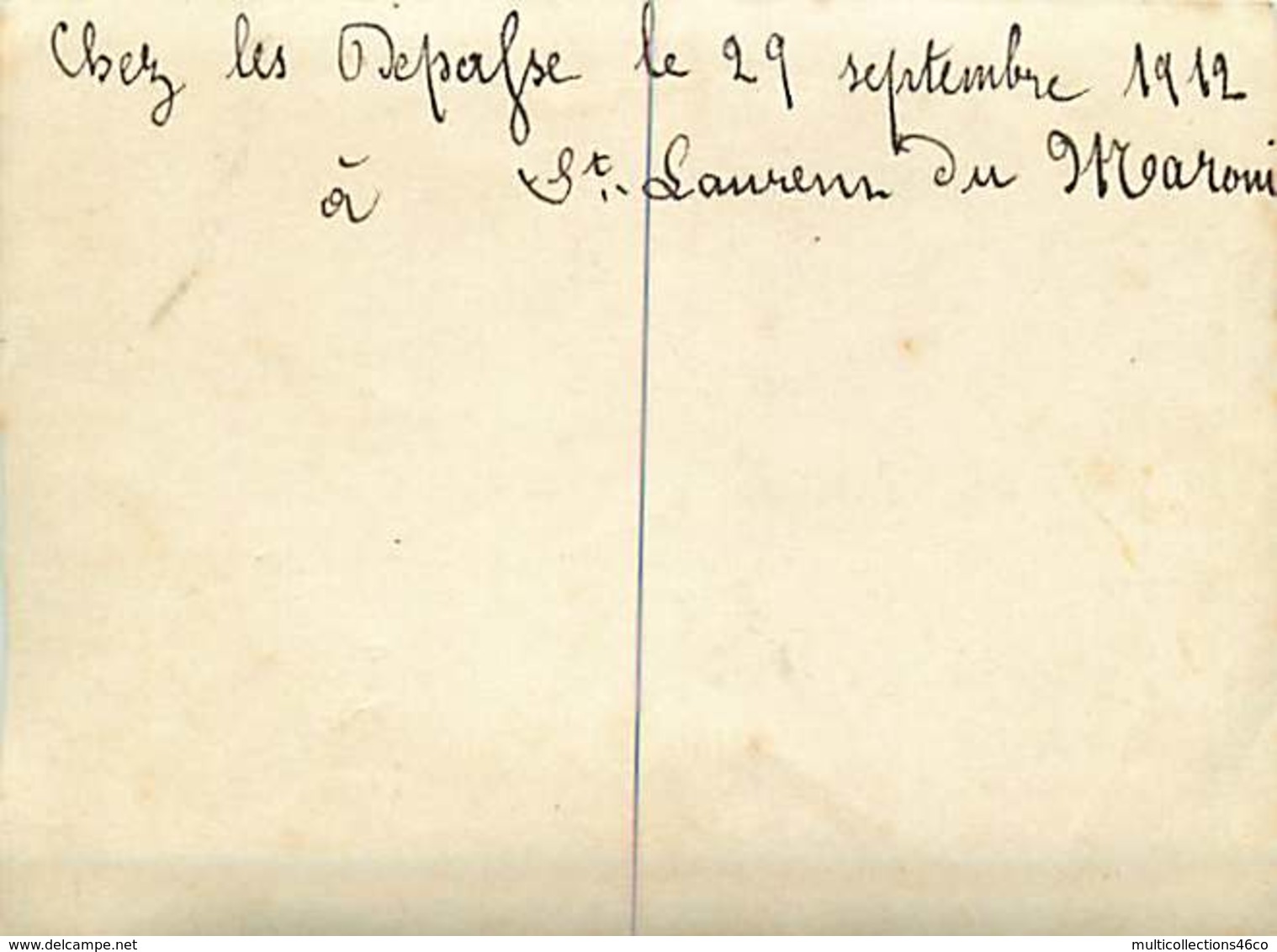 160320A - 97 GUYANE SAINT LAURENT DU MARONI - PHOTO 1912 Repas Intérieur De Maison - Saint Laurent Du Maroni