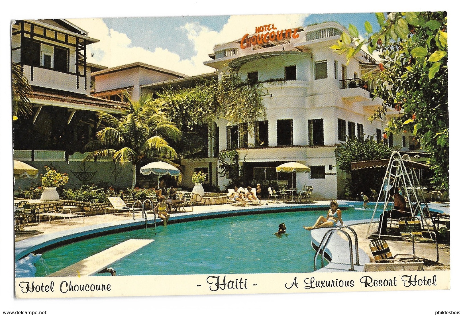 ANTILLES  HAITI  Hôtel  THE CHOUCOUNE     ( Cpsm) - Haiti