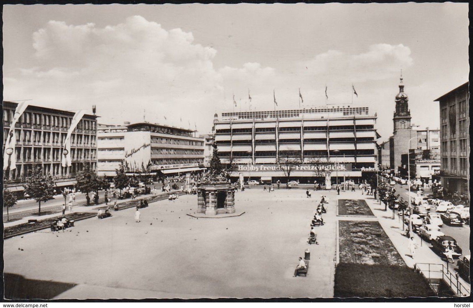 D-68159 Mannheim - Paradeplatz - Kaufhaus - Cars - VW Käfer - Mannheim