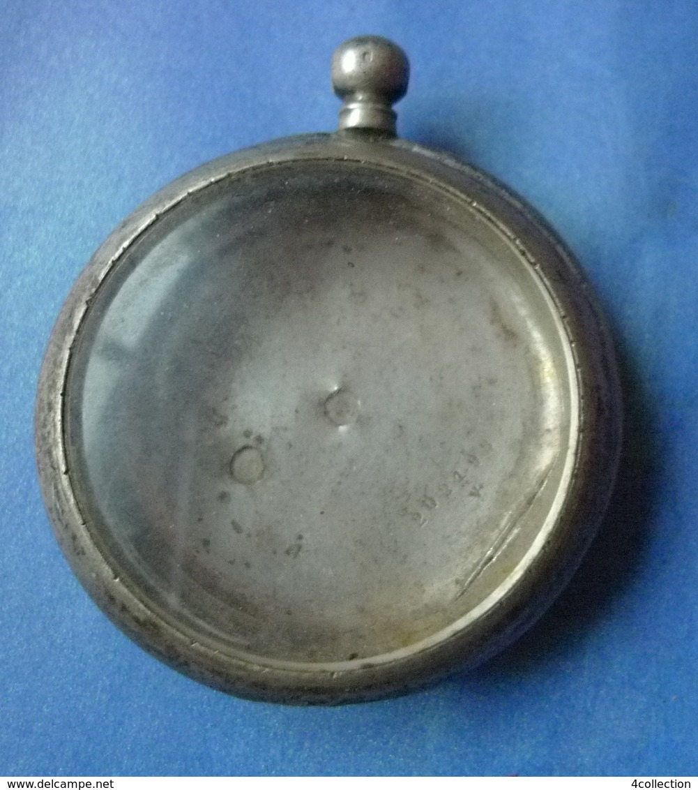 Old Antique BRENETS Pocket Watch Silver Case Parts Hallmark Standing Lion - Montres Anciennes