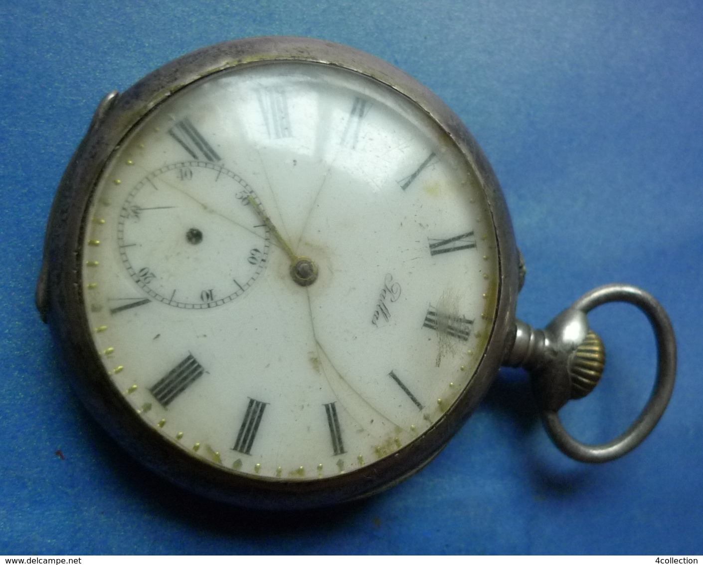 Antique PALLAS Silver Pocket Watch 15 Rubis 1905 Remontoir J&F James Fenton Lion - Montres Anciennes