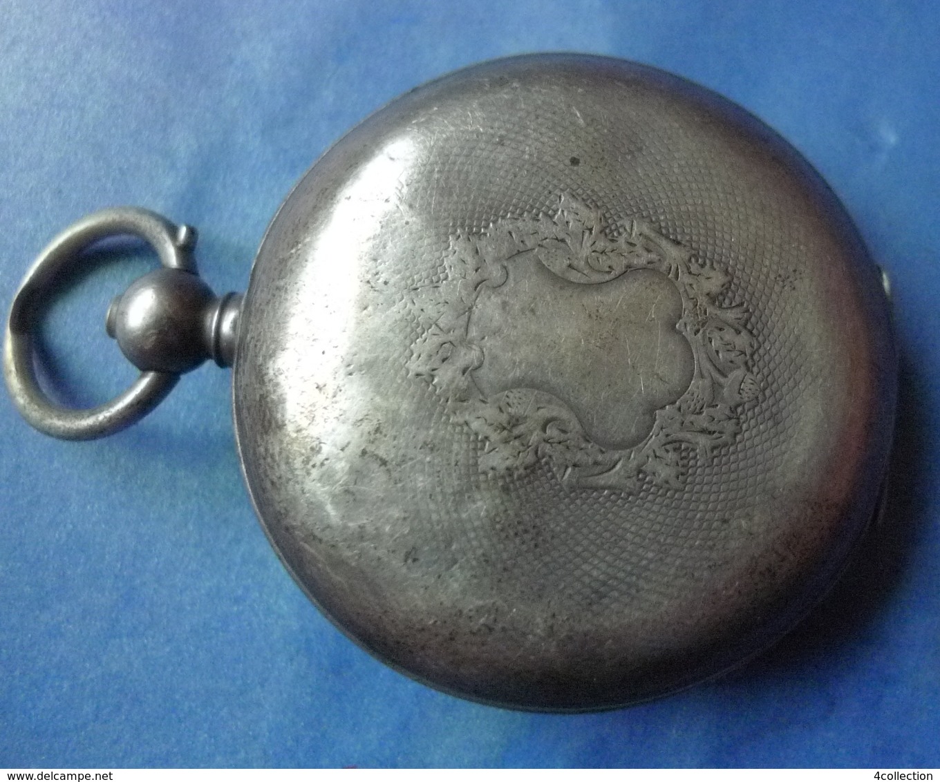 Antique Georges Favre Jacot Locle Argent Silver Pocket Watch 15 Rubis Ligne Droite
