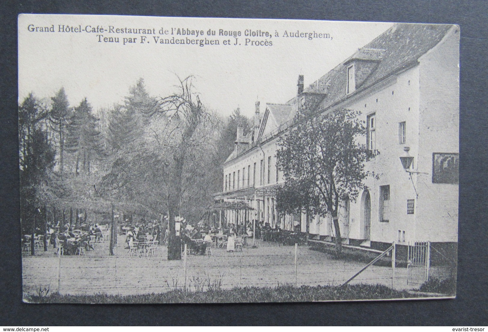 Carte Postale Café L' Abbaye Du Rouge Cloitre Auderghem Vandenbergen - Auderghem - Oudergem