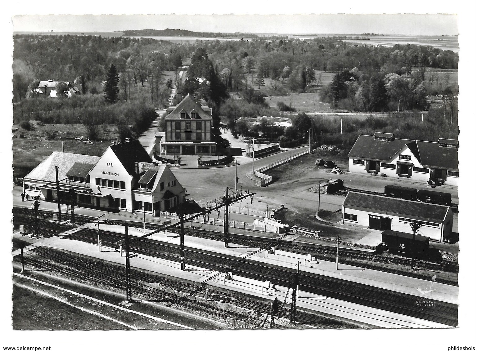 EURE ET LOIR  MAINTENON  La Gare    ( Cpsm) - Maintenon