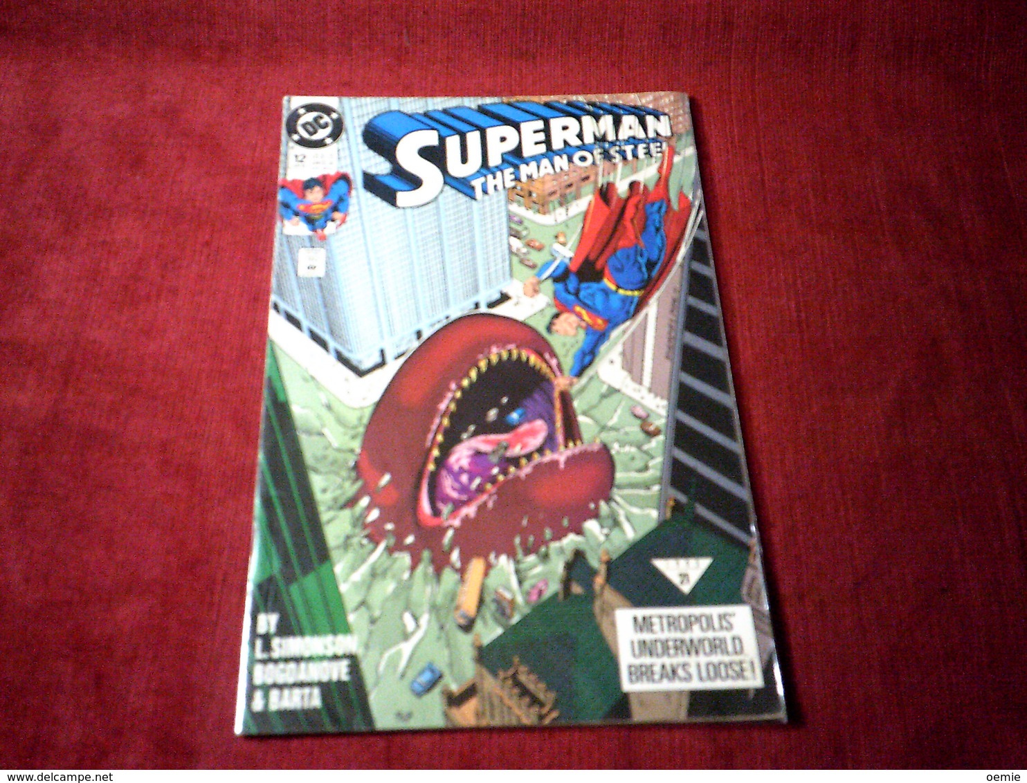 SUPERMAN  THE MAN OF STEEL     No 12   /  1992 - DC