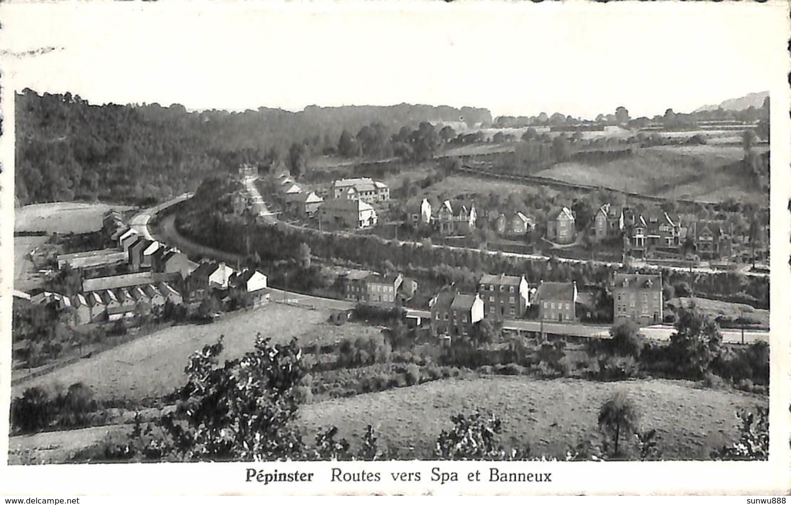 Pepinster - Routes Vers Spa Et Banneux (1952) - Pepinster