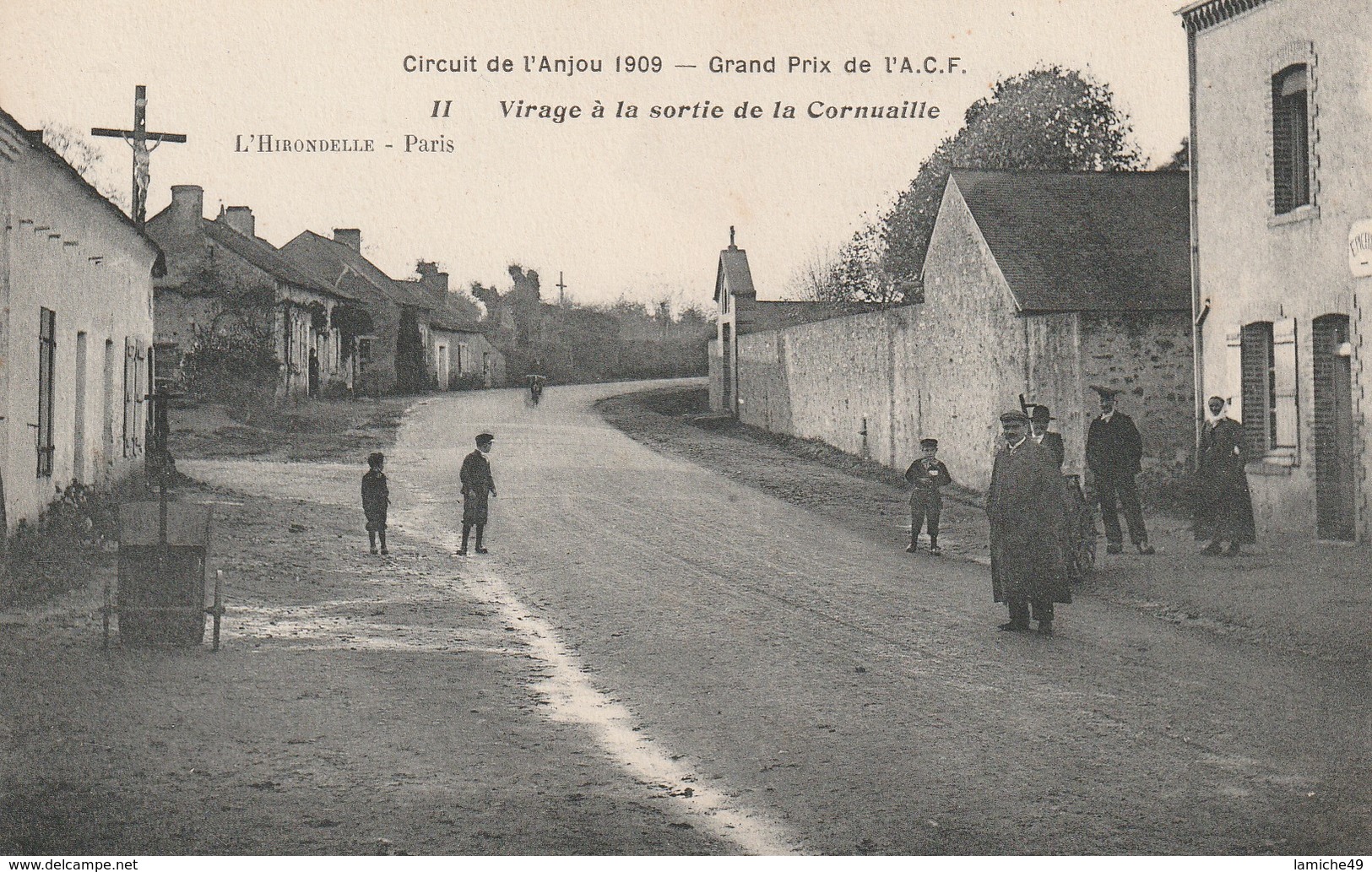 5 CPA Circuit De L’Anjou 1909 Moulin De La Passée Virages Candé De La Riotière Cornuaille - Altri & Non Classificati
