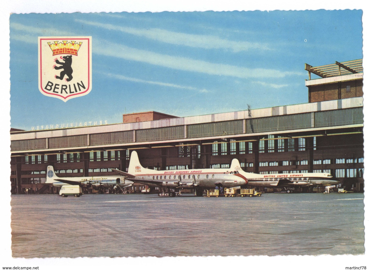 Berlin Zentralflughafen Tempelhof Flughafen 10 Pf. Deutsche Bundespost Berlin - Tempelhof