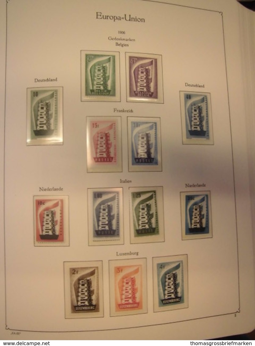 Sammlung Europa CEPT 1956-1980 Postfrisch Komplett + Mitläufer Europarat (50072) - Sammlungen