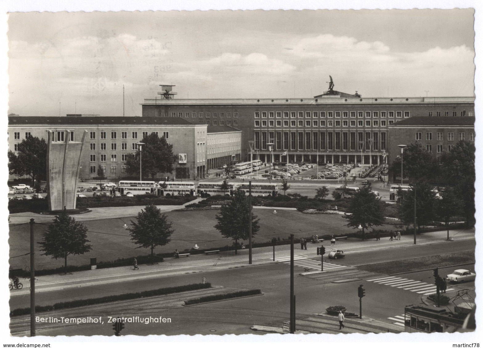 Berlin-Tempelhof Zentralflughafen Gel.1963 Flughafen - Tempelhof