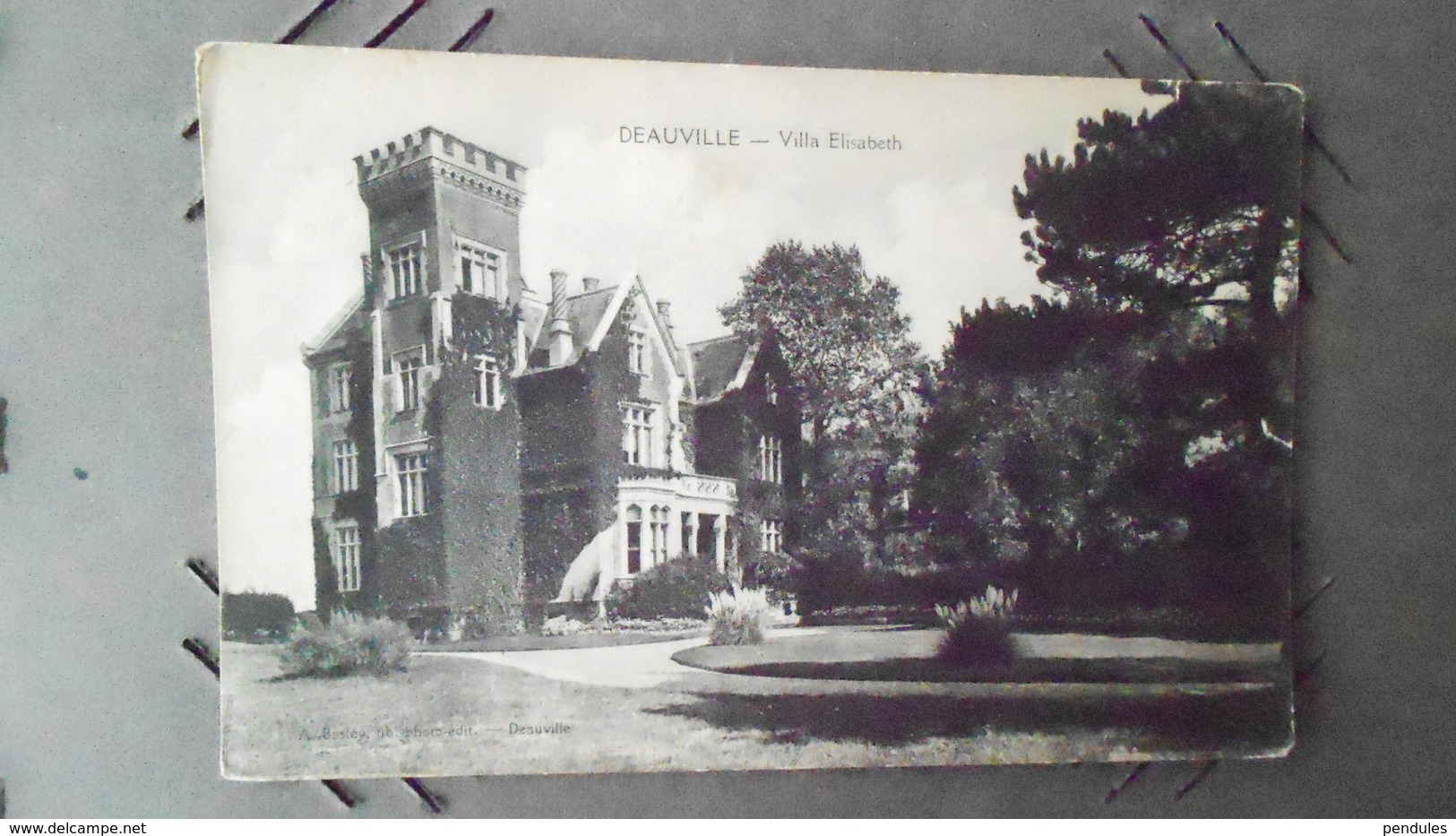 14	 CARTES DE DEAUVILLE  TROUVILLE	N° DE CASIER 	877 AA	CIRCULE - Deauville