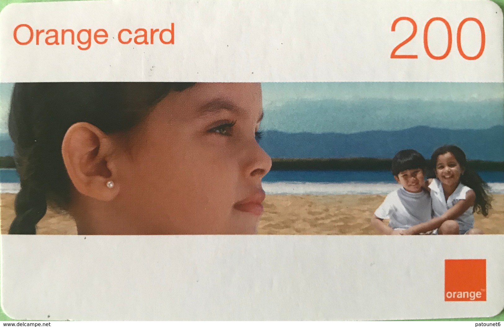 DOMINICAINE  -  Recharge ORANGE  -  Card 200 - Dominicana