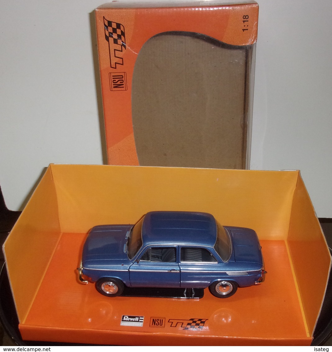 Voiture Vintage Nsu Tt Prinz Sport Coupée Bleu - 1/18è - Revell - Revell