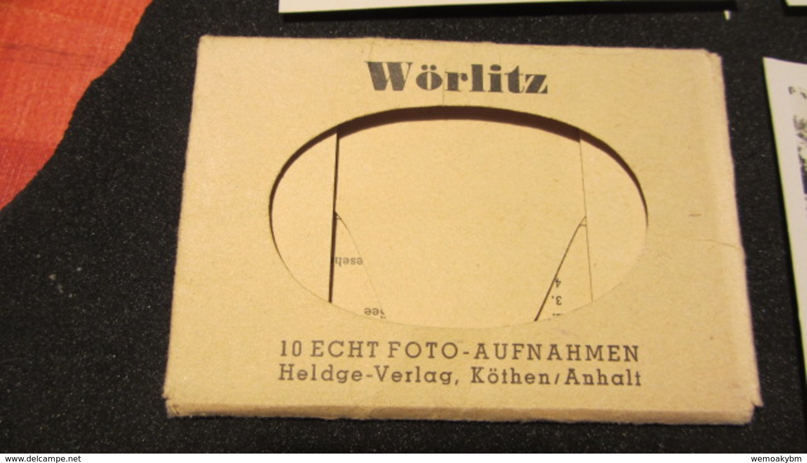 DR: Heft Wörlitz 10 Echte Foto-Aufnahmen Vom Heldge-Verlag Köthen Format 9,5x7 Cm - Wörlitz