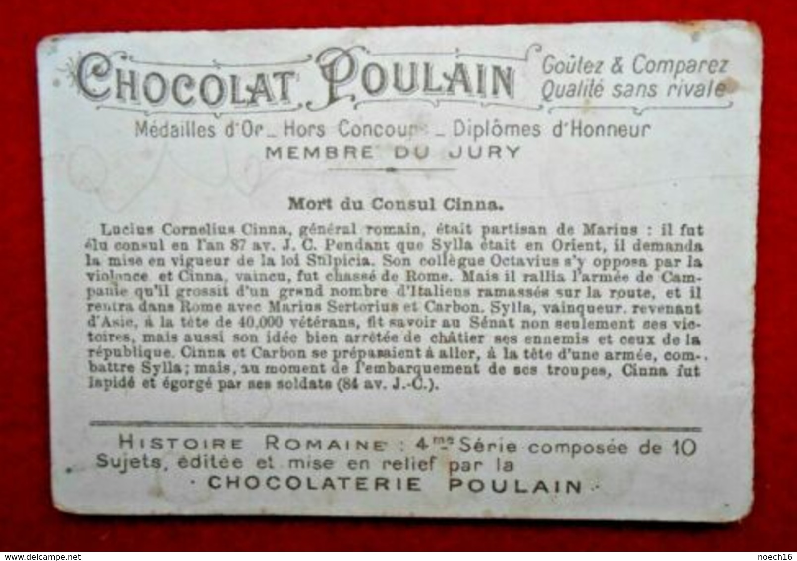 Chromo Chocolat Poulain - Poulain