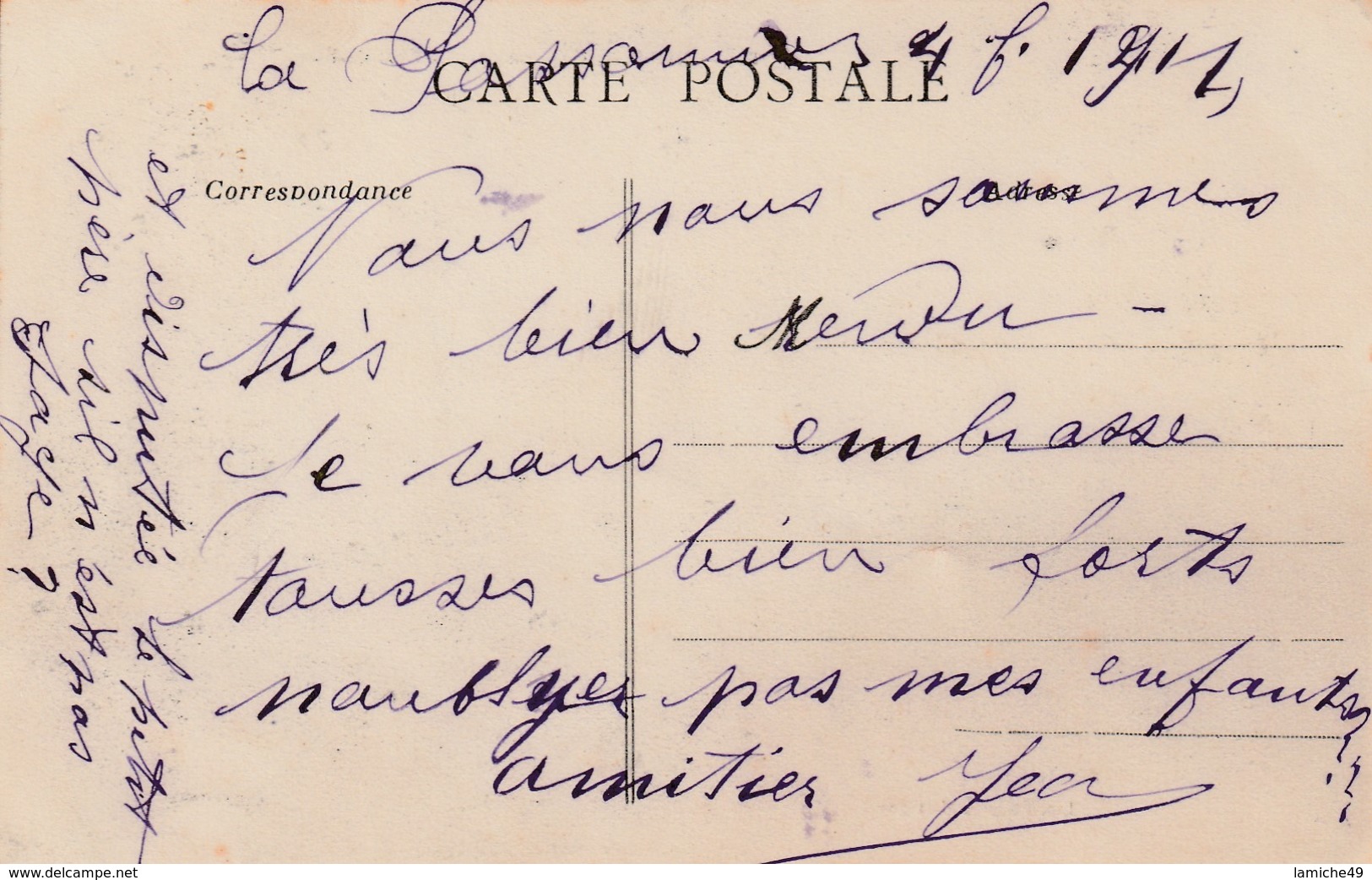 2 CPA MONTAIGU  L' Entrée Circulée 1914 - Grande Rue -  Magasins - Café Richard – Cafés - Montaigu