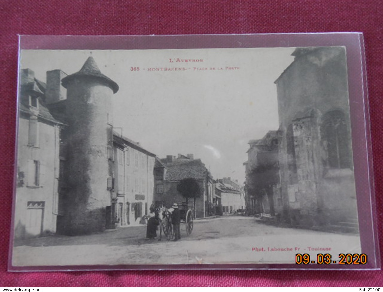 CPA - Montbazens - Place De La Poste - Montbazens