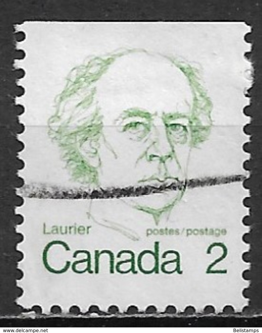 Canada 1976. Scott #587 (U) Sir Wilfrid Laurier, Former Prime Minister - Sellos (solo)