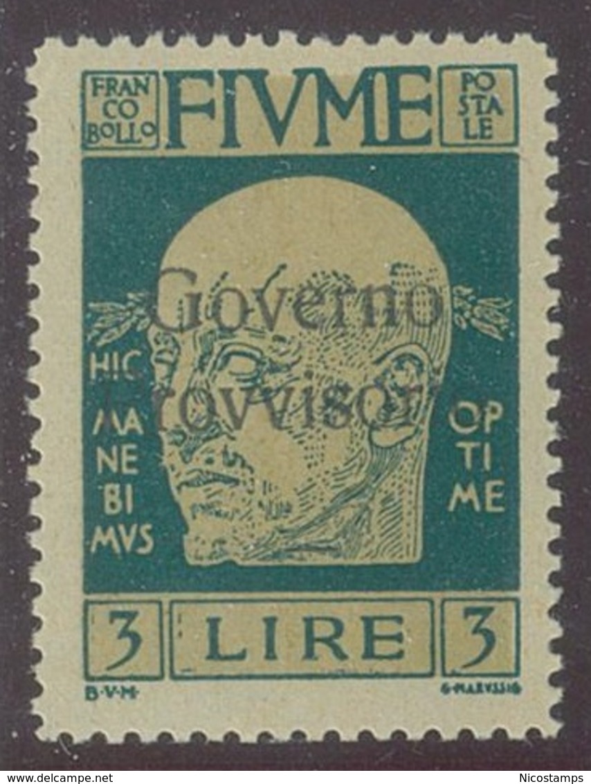 ITALIA - FIUME SASS. 161zb NUOVO - Fiume