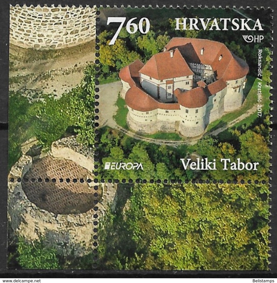 Croatia 2017. Scott #1036 (U) Europa: Veliki Tabor Castle - Kroatië