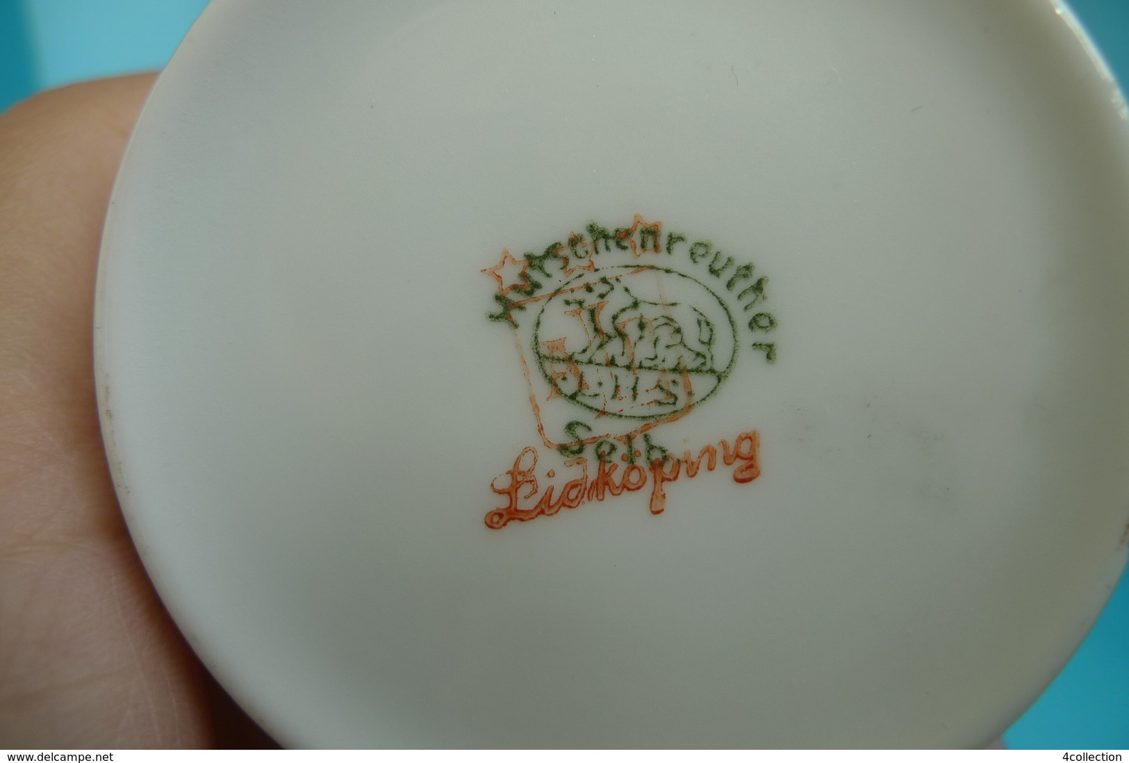VTG Pottery Hutschenreuther LHS Selb Lidkoping Alp Porcelain Cup Saucer 2 marks
