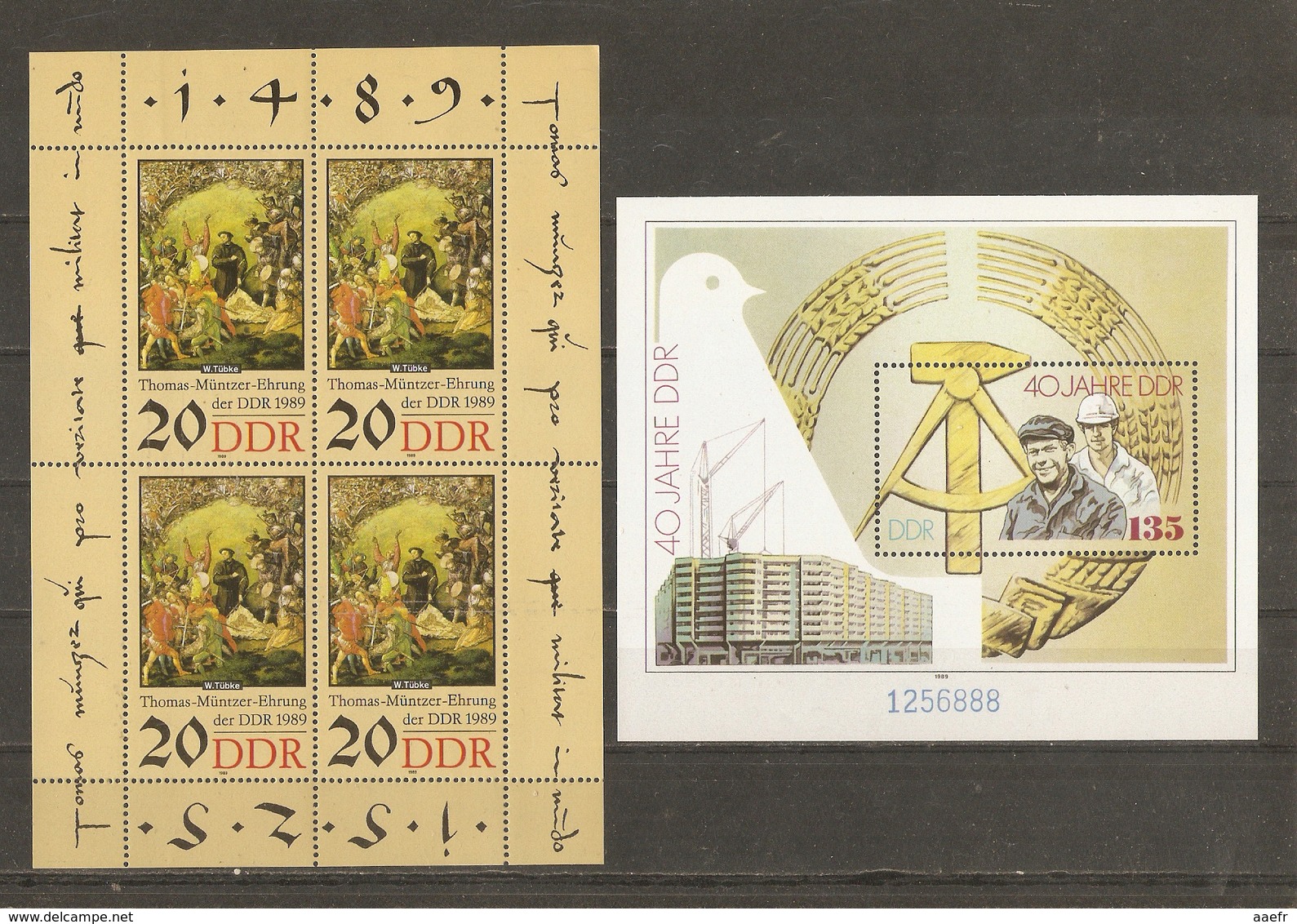 Allemagne DDR - Petit Lot De 8 Blocs MNH - Kilowaar (max. 999 Zegels)