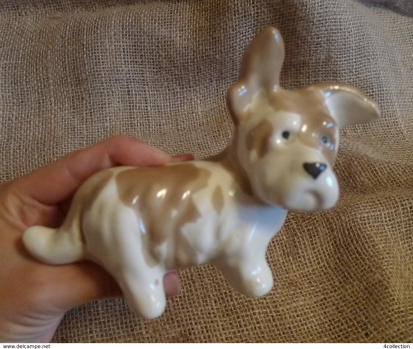 VTG USSR Soviet Konstantinovka DOG PUPPY Collectibles Animals Figurine Marked - Andere & Zonder Classificatie