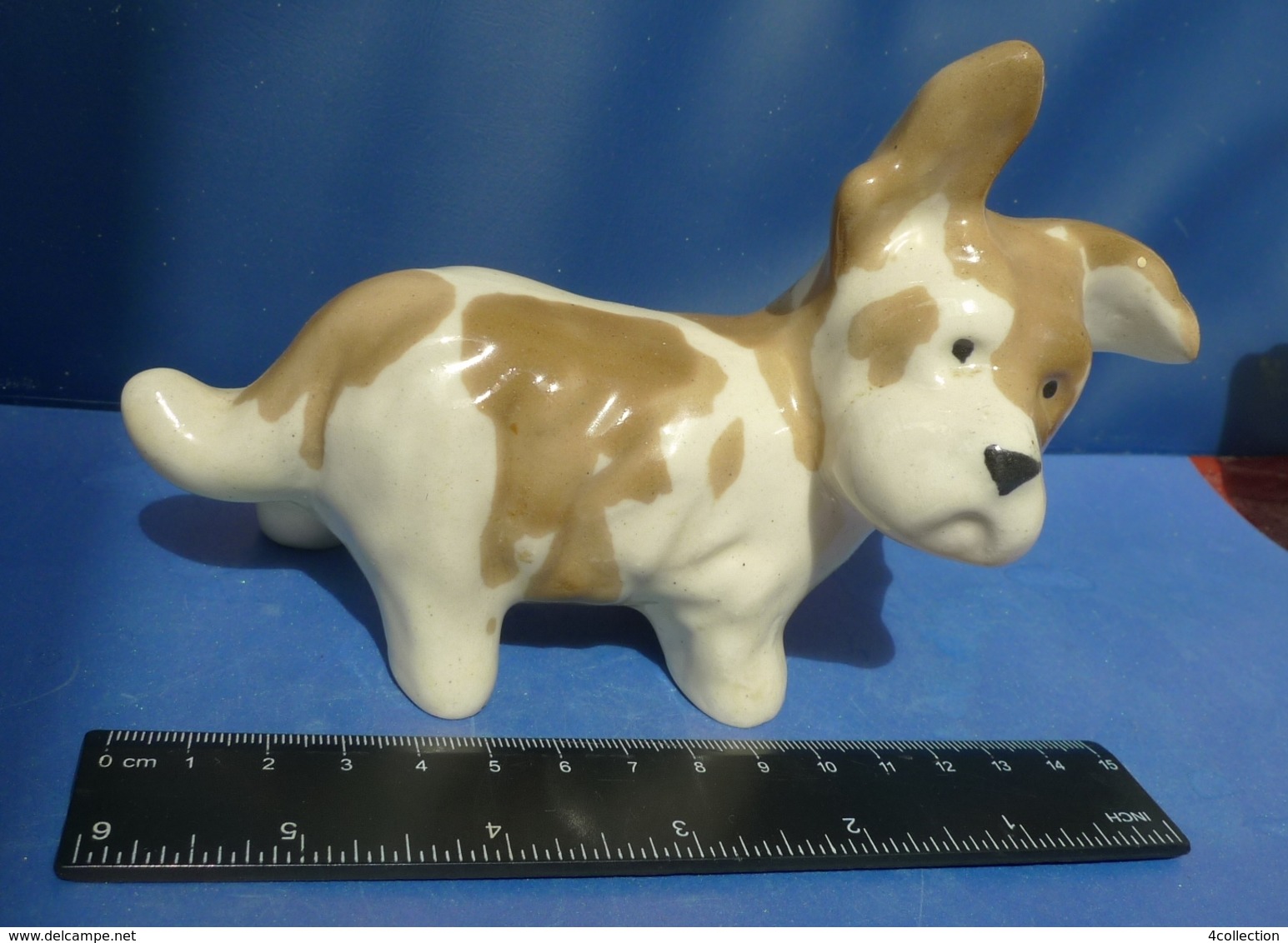 VTG USSR Soviet Konstantinovka DOG PUPPY Collectibles Animals Figurine Marked - Autres & Non Classés