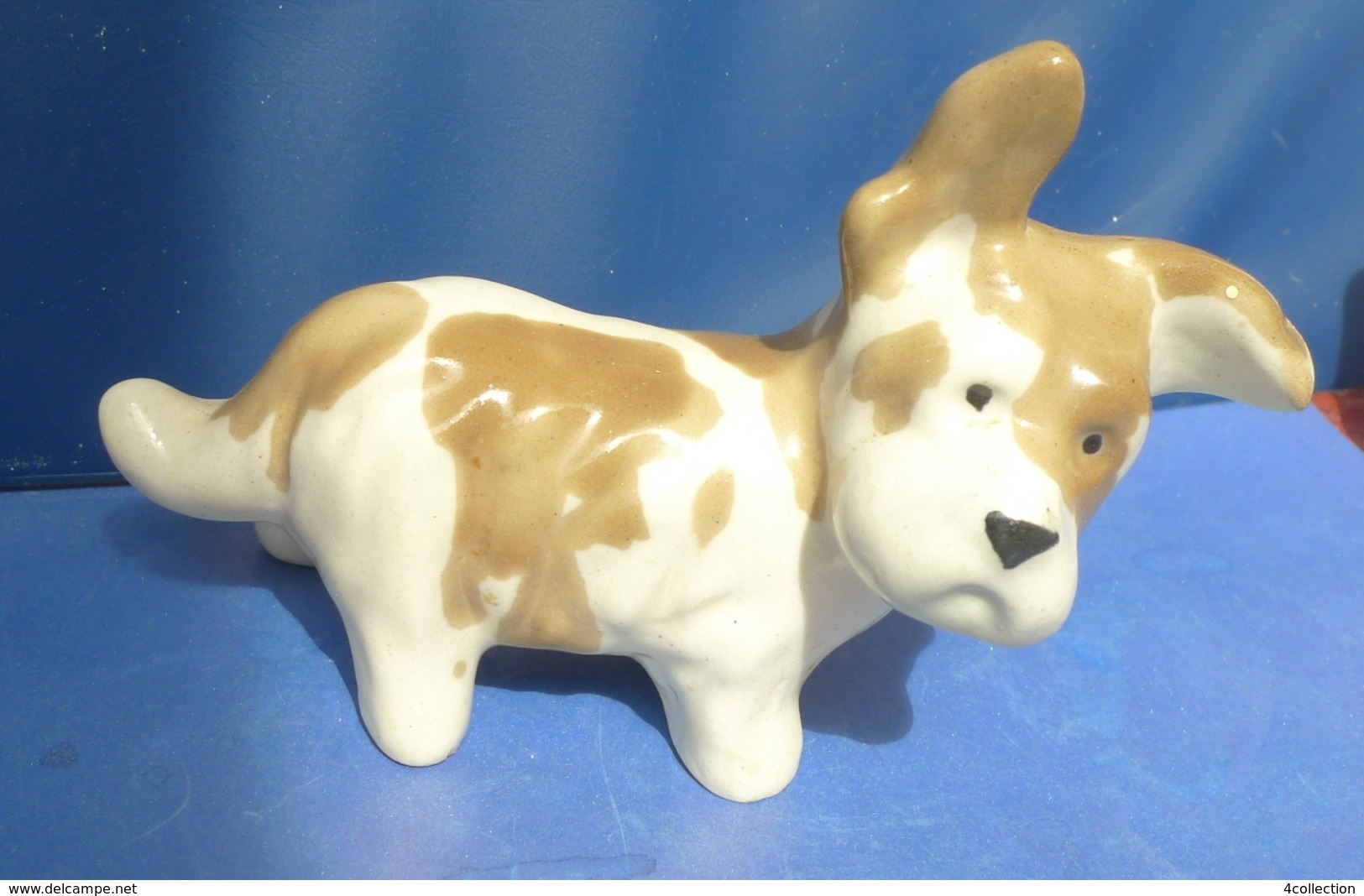 VTG USSR Soviet Konstantinovka DOG PUPPY Collectibles animals figurine marked