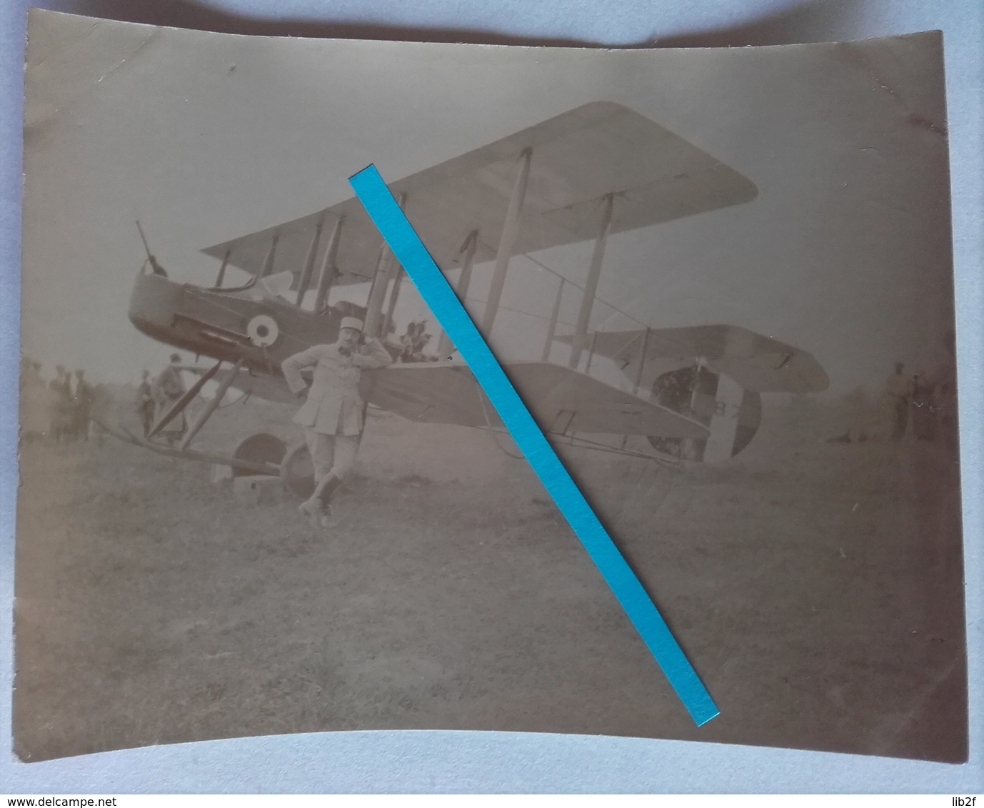 1915 Grand Rullecourt Avion Anglais En Panne AIRCO DH1 875 Aviation Aviateur Poilus Tranchée Ww1 14 18 4 Photos - Krieg, Militär