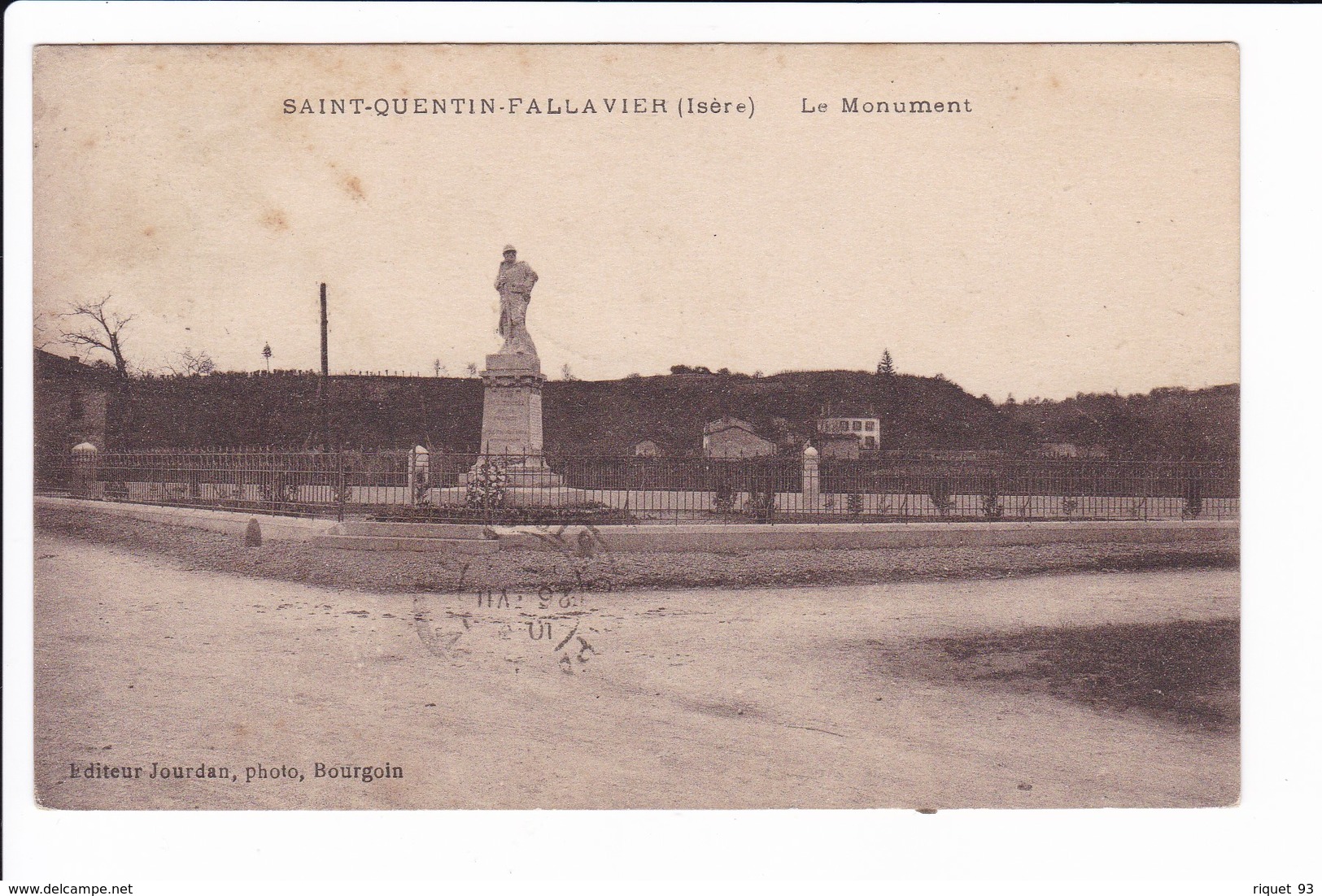 SAINT-QUENTIN. FALLAVIER - Le Monument - Otros & Sin Clasificación