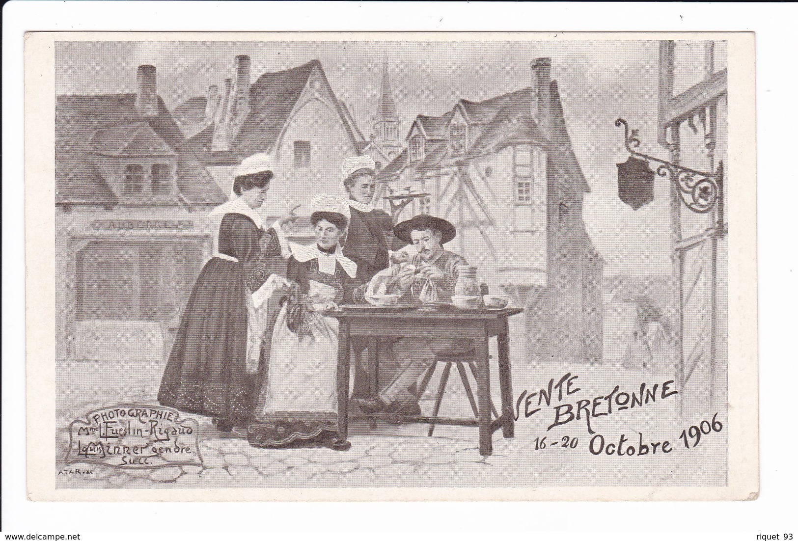 VENTE BRETONNE 16 - 20 Octobre 1906 (voir Tampon Au Dos) - Sonstige & Ohne Zuordnung