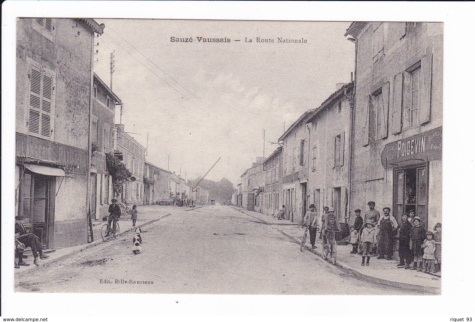 Sauzé-Vaussais - La Route Nationale - Sauze Vaussais