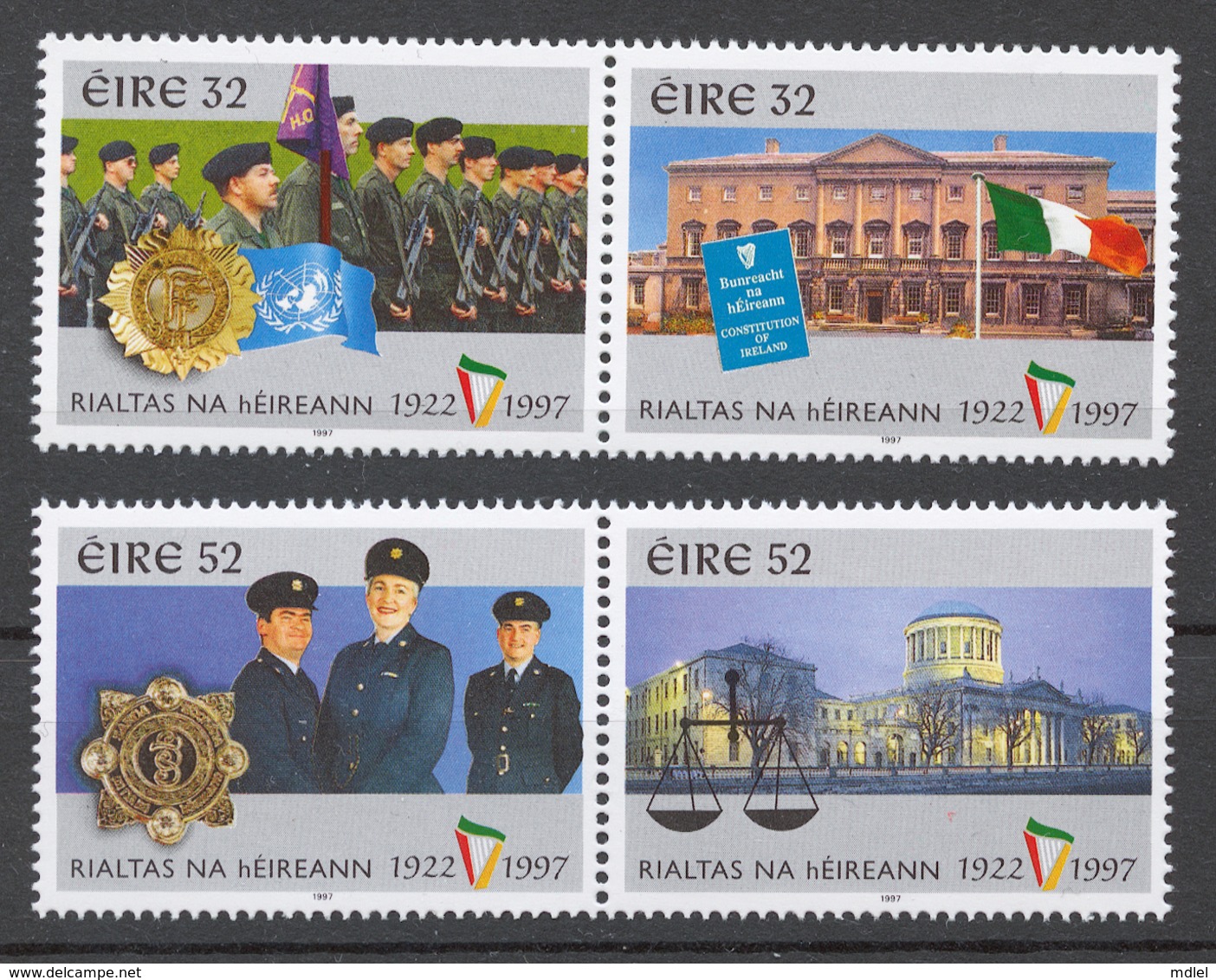 Ireland 1997 Mi# 985-88** IRISH STATE, 75th ANNIV. - Neufs