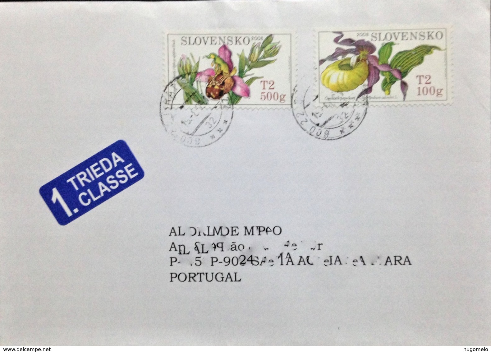 Slovakia, Circulated Cover To Portugal, "Nature", "Flora", Flowers", "Orchids", 2009 - Covers & Documents