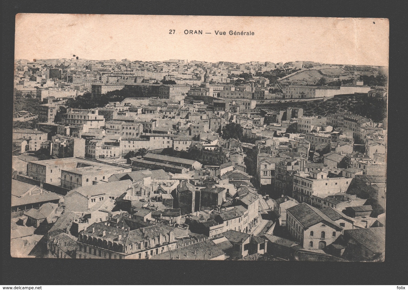 Oran - Vue Générale - 1914 - Oran