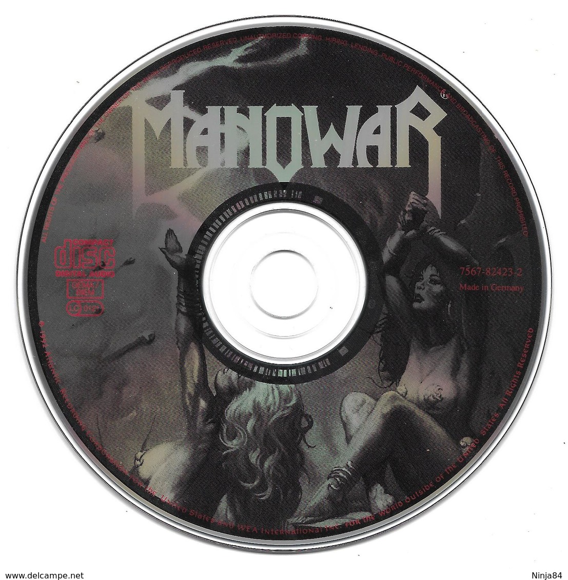 CD  Manowar  "  The Triumph Of Steel  "  Allemagne - Hard Rock En Metal