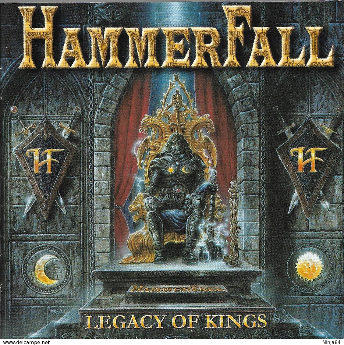 CD  HammerFall ‎ "  Legacy Of Kings  "  Allemagne - Hard Rock & Metal