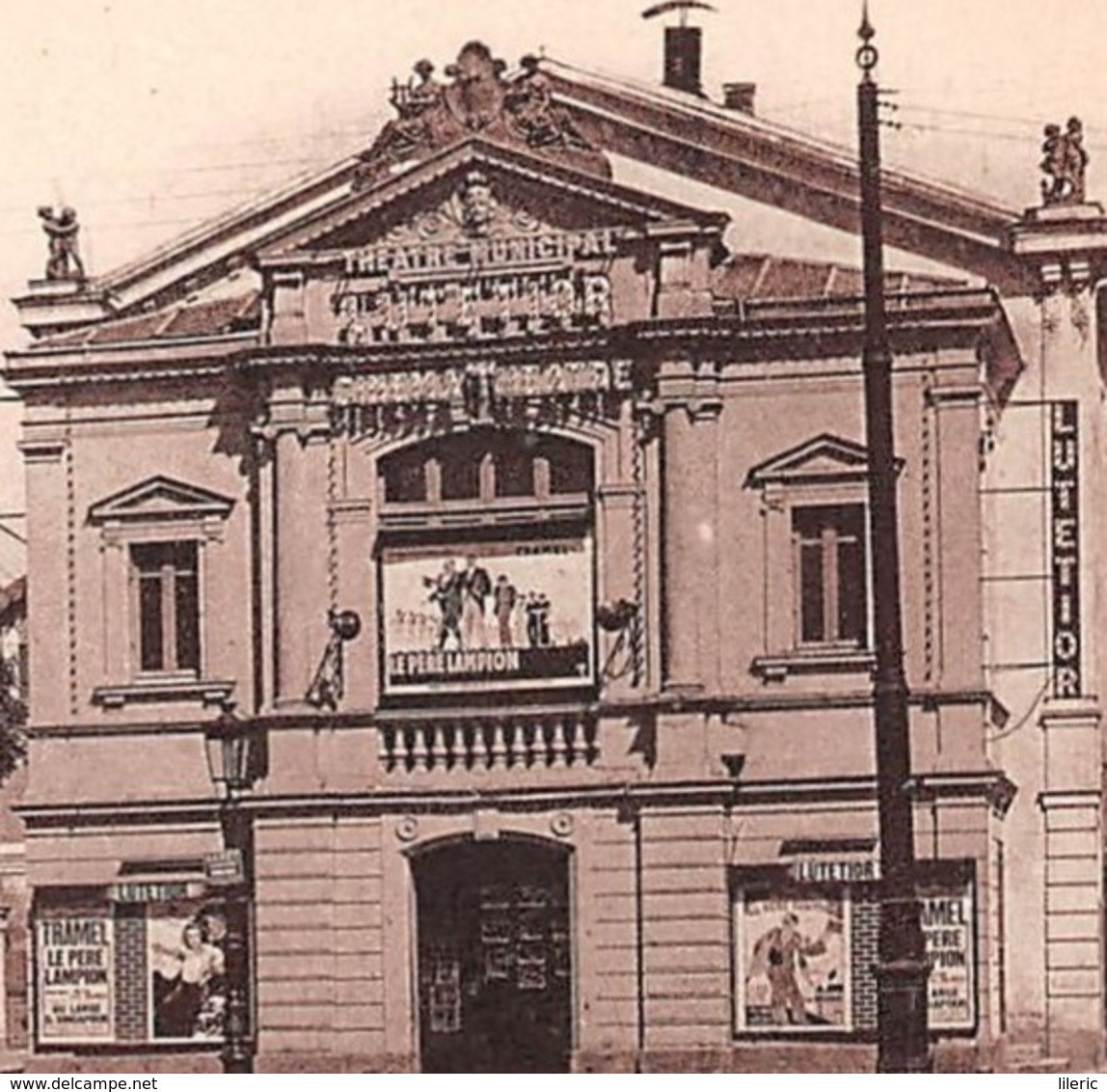 SAINT-MAUR (94) - Avenue Du Bois-Guimier En 1937 - Le Théâtre - A L'Affiche "Le Père Lampion" De Christian-Jaque - - Saint Maur Des Fosses