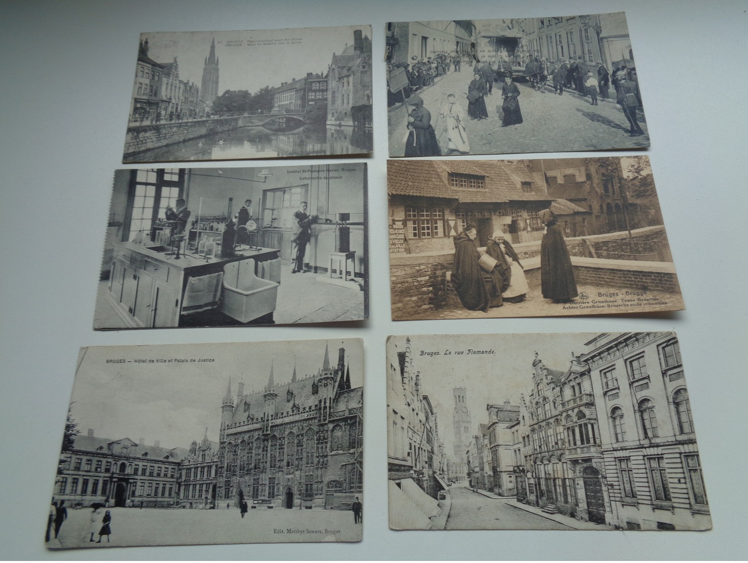 Lot De 60 Cartes Postales De Belgique  Bruges     Lot Van 60 Postkaarten Van België  Brugge - 60 Scans - 5 - 99 Cartes