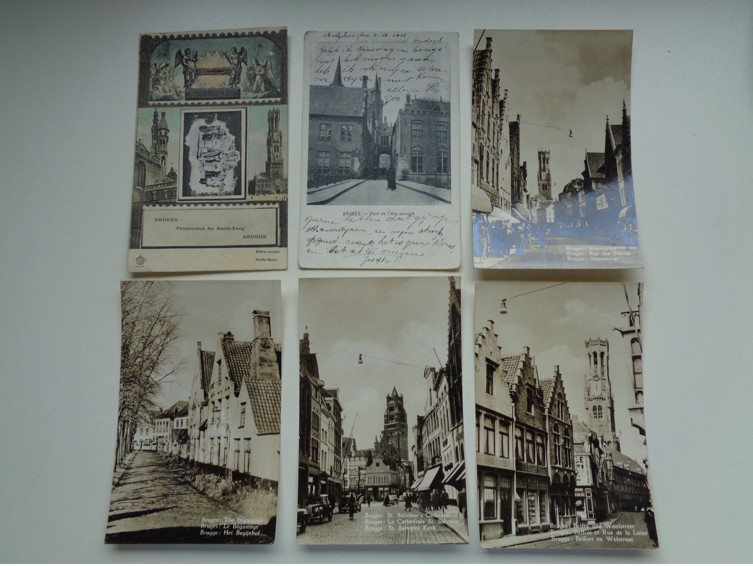 Lot de 60 cartes postales de Belgique  Bruges     Lot van 60 postkaarten van België  Brugge - 60 scans