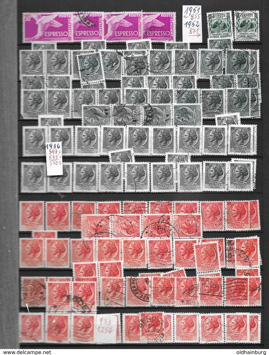 6010u: Sammlung Italien in 2 Alben- alle Seiten fotografiert, 42 Scans !