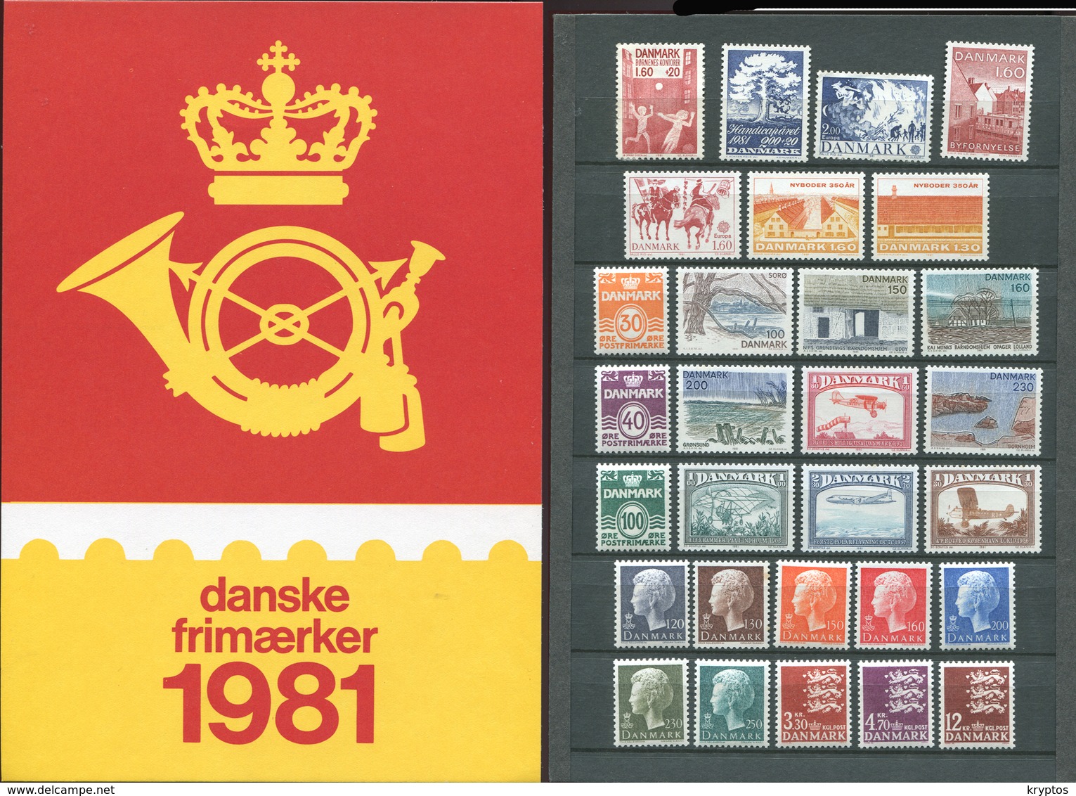 Denmark 1981 - Year Pack COMPLETE ** - Années Complètes