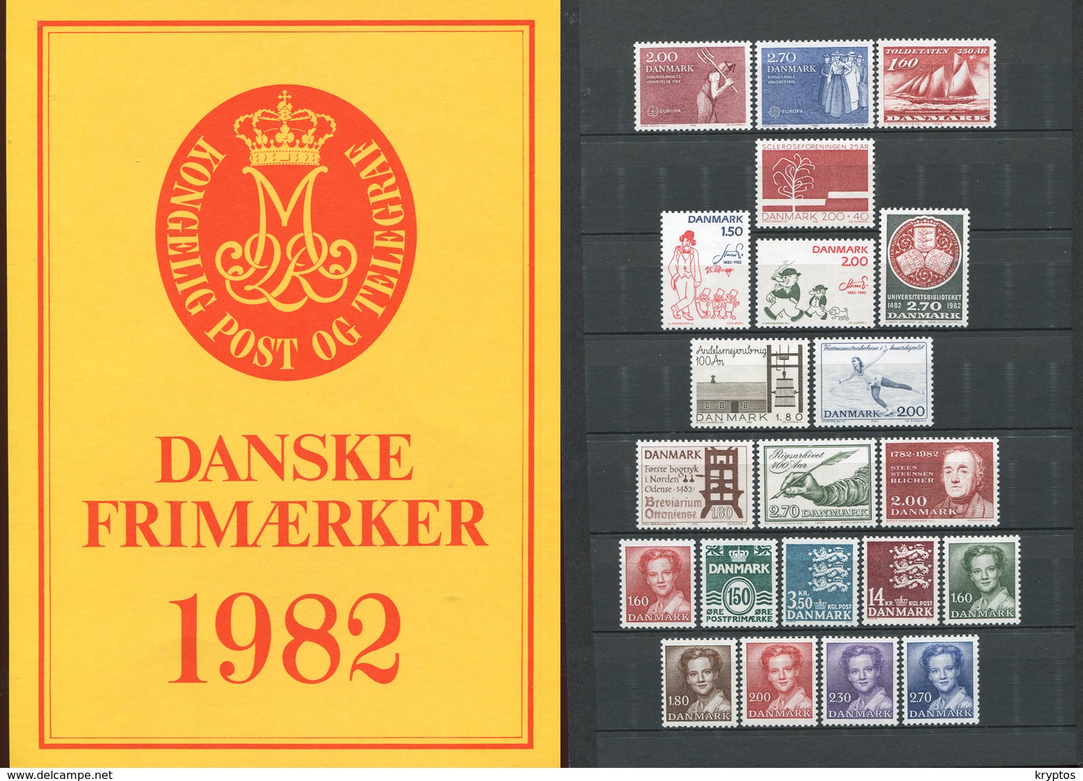 Denmark 1982 - Year Pack COMPLETE ** - Années Complètes