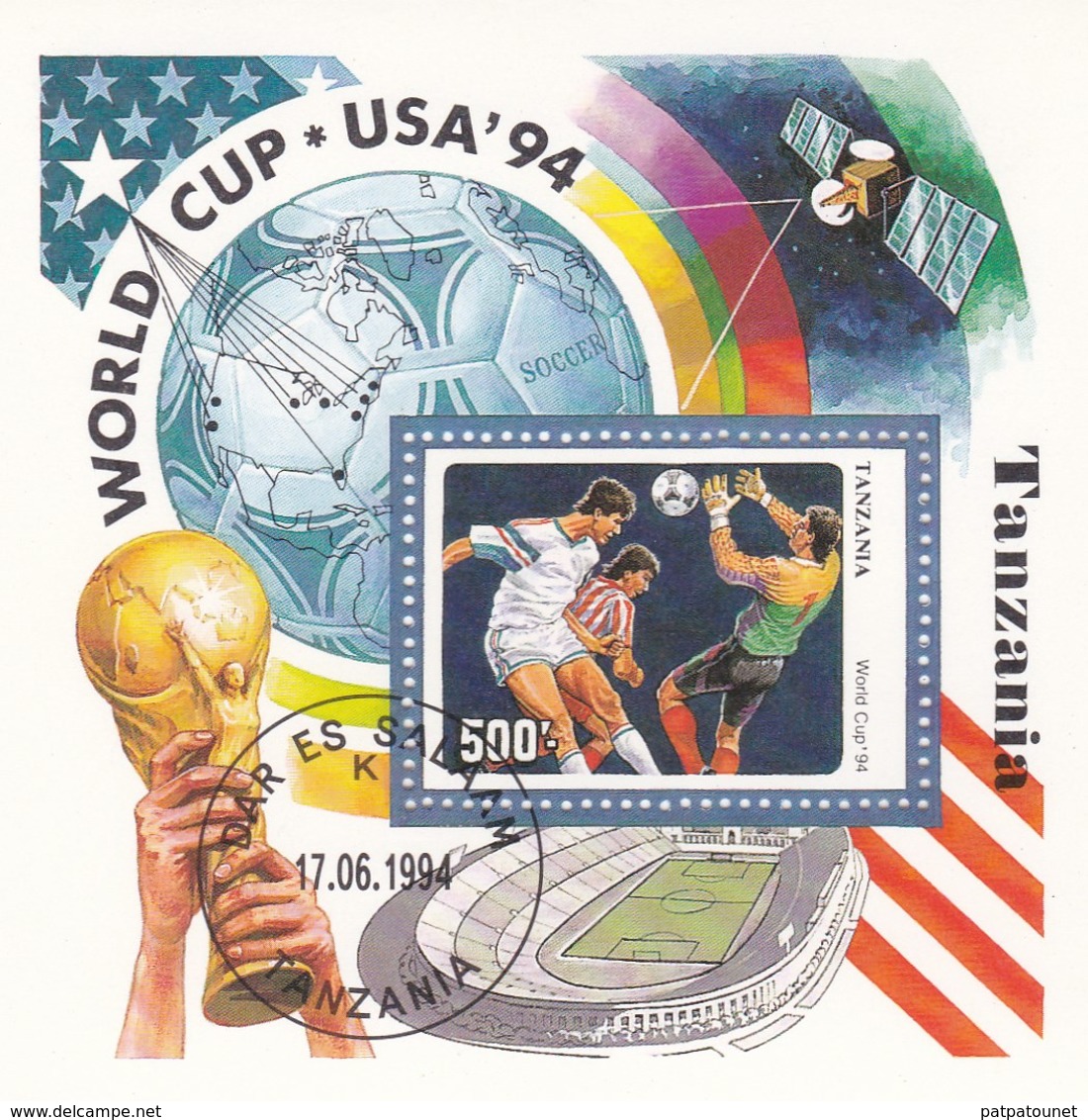 Tanzanie BF 1994 O Coupe Du Monde USA - Coupe D'Amérique Du Sud Des Nations