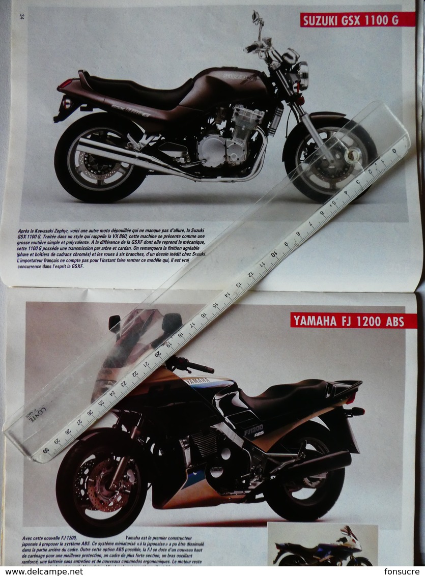 MOTO JOURNAL N°956 Sept 1990 Spécial Nouveautés 53 Modèles 1991,Guide Complet Bol D'OR,Guzzi California,Cross... - Auto/Moto