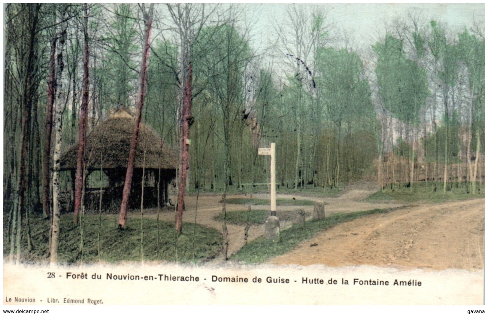 02 Forêt De NOUVION-en-THIERACHE - Domaine De Guise - Hutte De La Fontaine Amélie - Autres & Non Classés